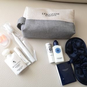 L'OCCITANE cosmetic Bag, Lotion, Lip Balm